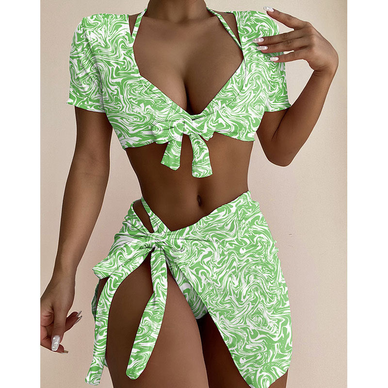 Bikini Split Four-piece Women's Swimsuit