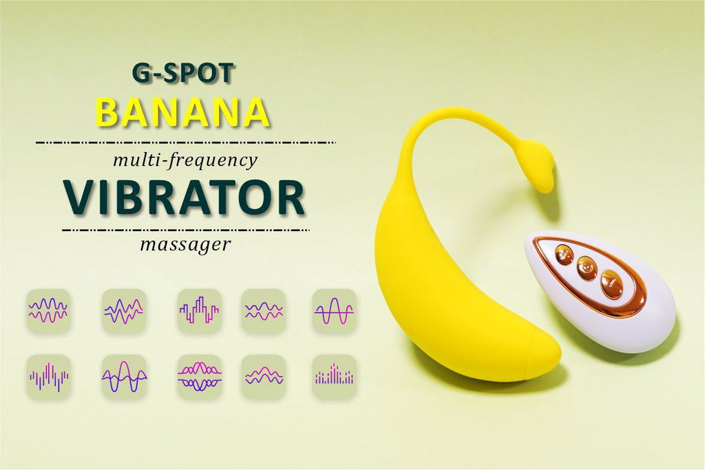 Fruit Banana APP Remote Control Vibration Product Device Wear Plug