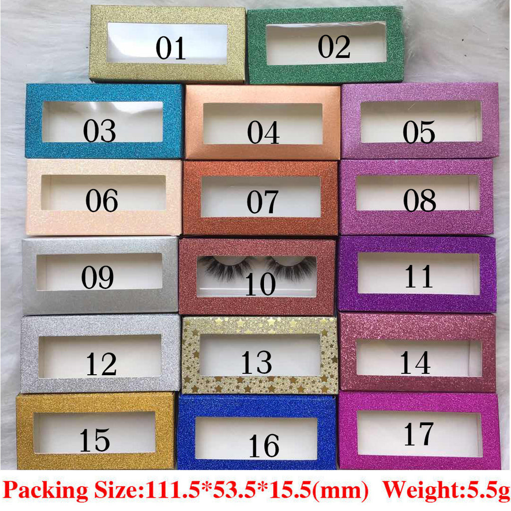 A Pair Of Rectangular False Eyelash Packaging Boxes