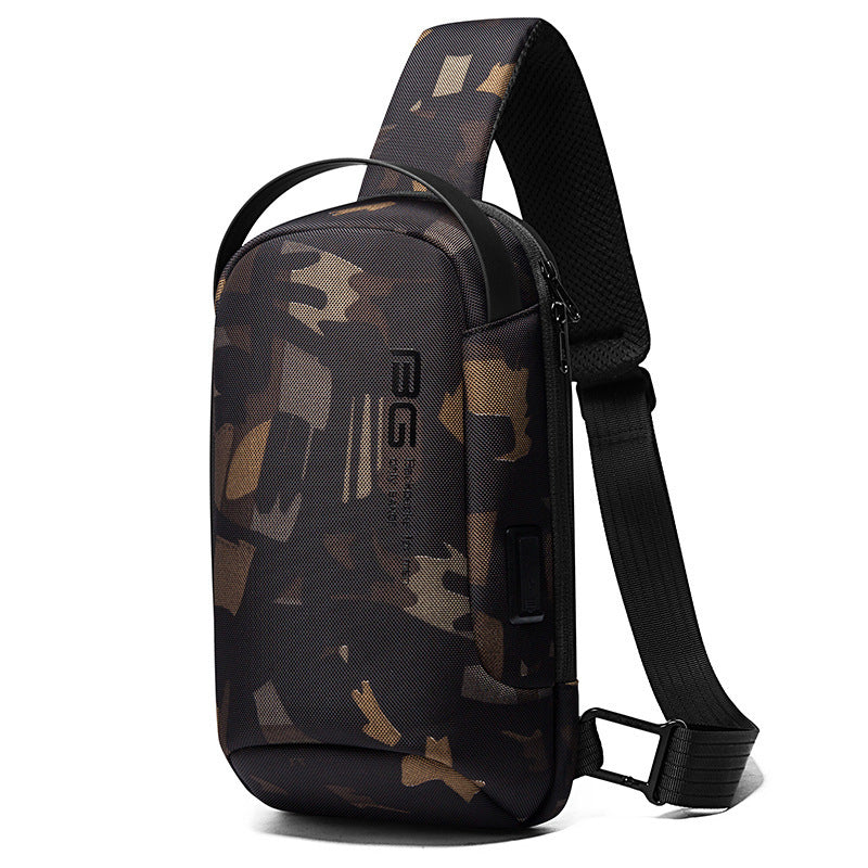 Casual one-shoulder business messenger men's chest bag