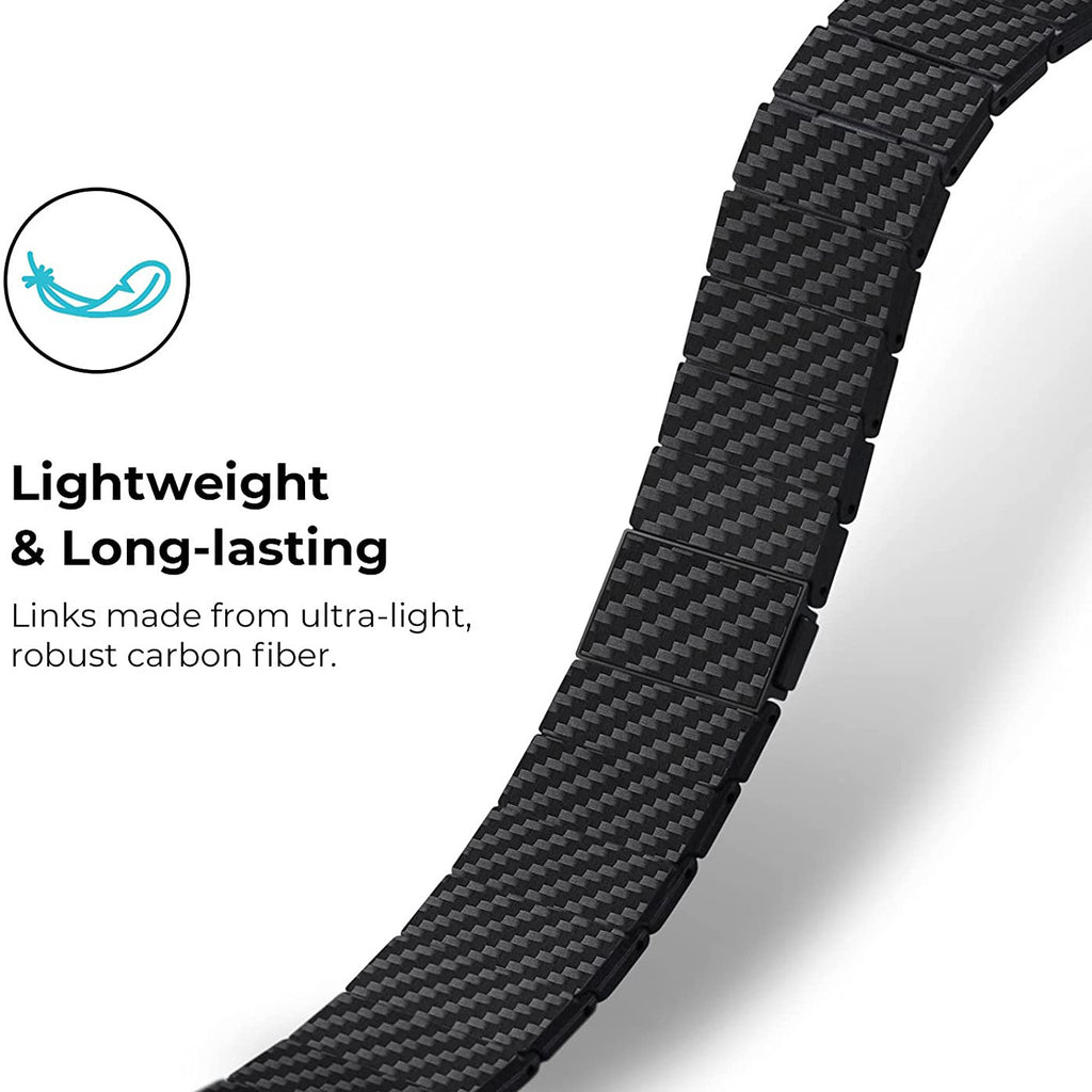 Carbon Fiber Strap Black Generation Lightweight Resin Strap