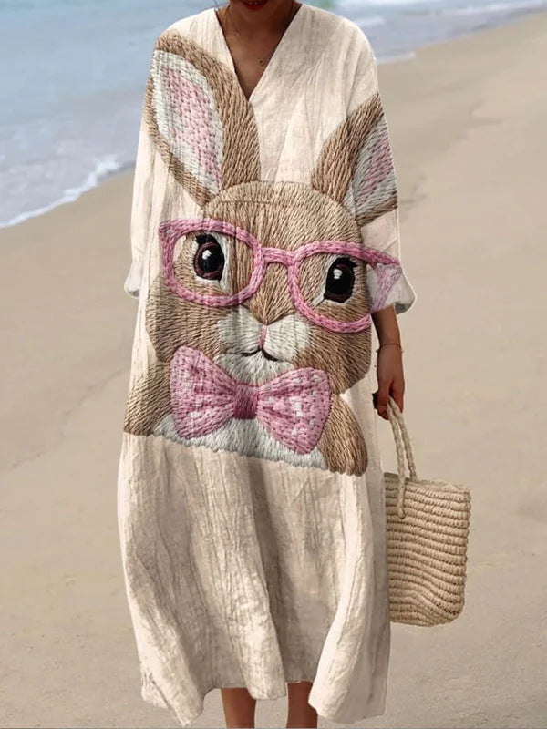 Women's Elegant Chic Loose Mid-length Dress