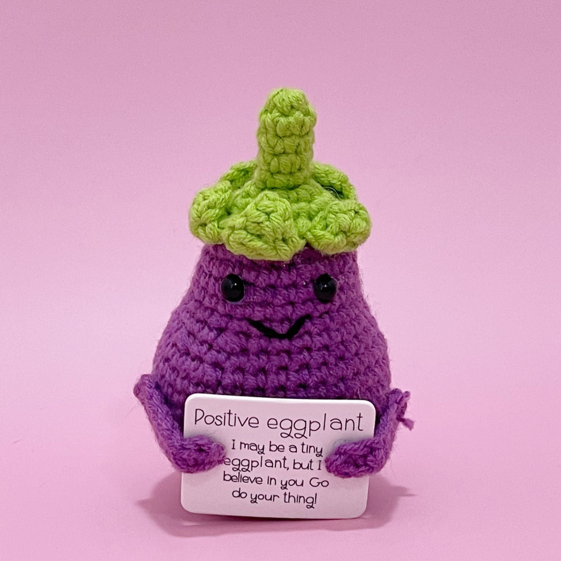 New Cute Positive Energy Emotional Cucumber Pickle Doll Knitting
