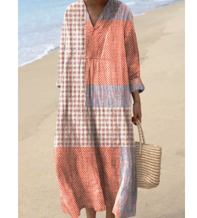 Women's Long Sleeve Shirt Dress