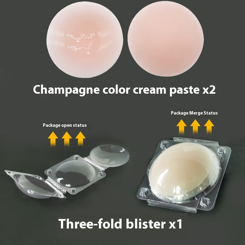 Anti Glare And Traceless Solid Silicone Nipple Patch