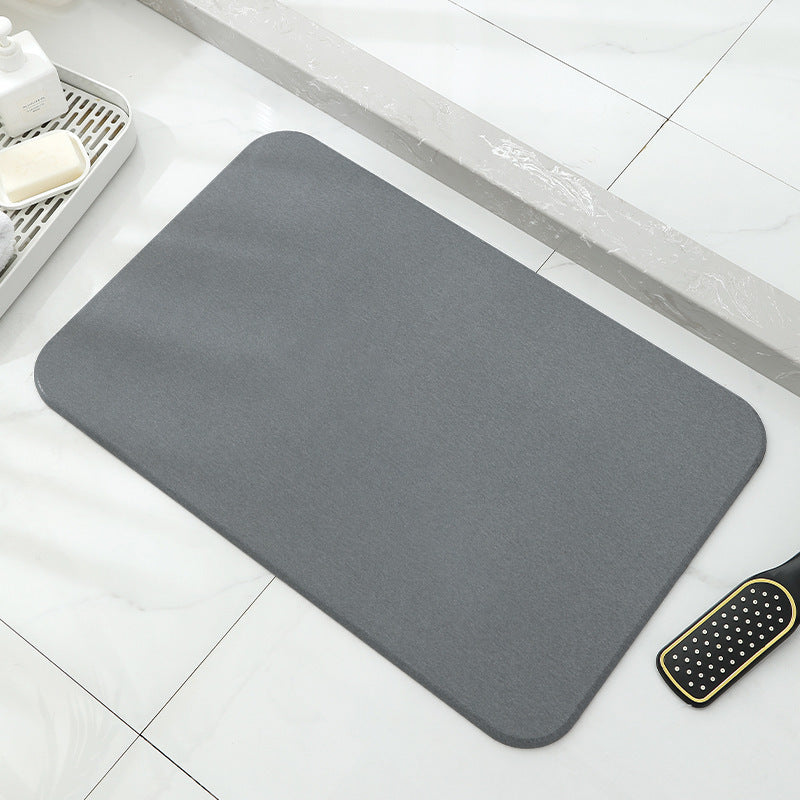 Diatom Ooze Hard Foot Mat Bathroom Non-slip Mat Water-absorbing Quick-drying