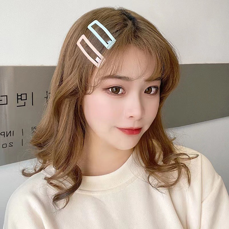 Simple Temperament Bangs Cropped Hair Clip Word Clip