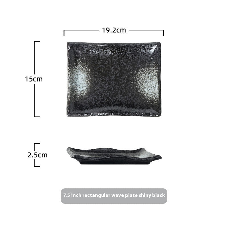 Rectangular Plate Sushi Plate Creative Western Food Dessert Tableware