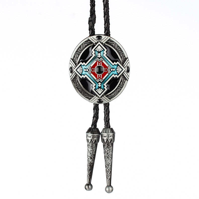 Indian Aboriginal Totem Polo Tie Clip