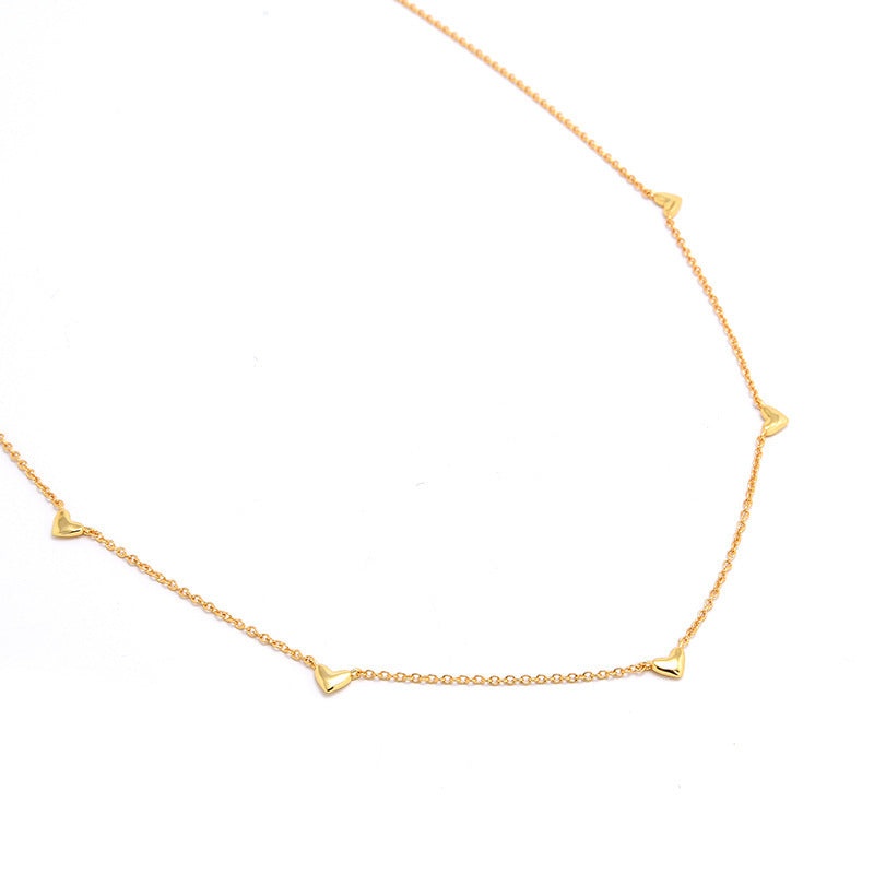 S925 Silver Plated Monica Small Wish Necklace