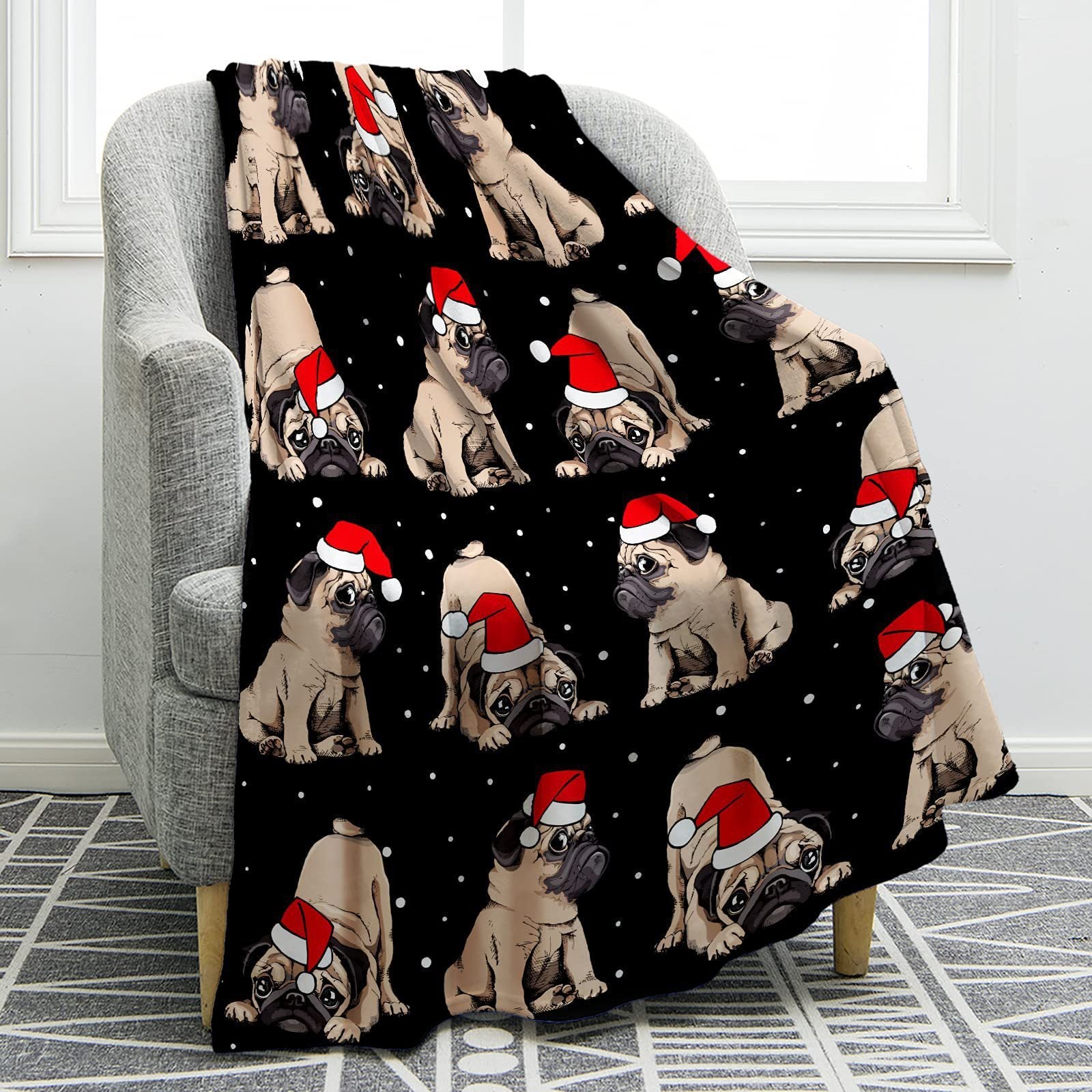 Soft And Comfortable Warm Flannel Animal Print Sofa Cover