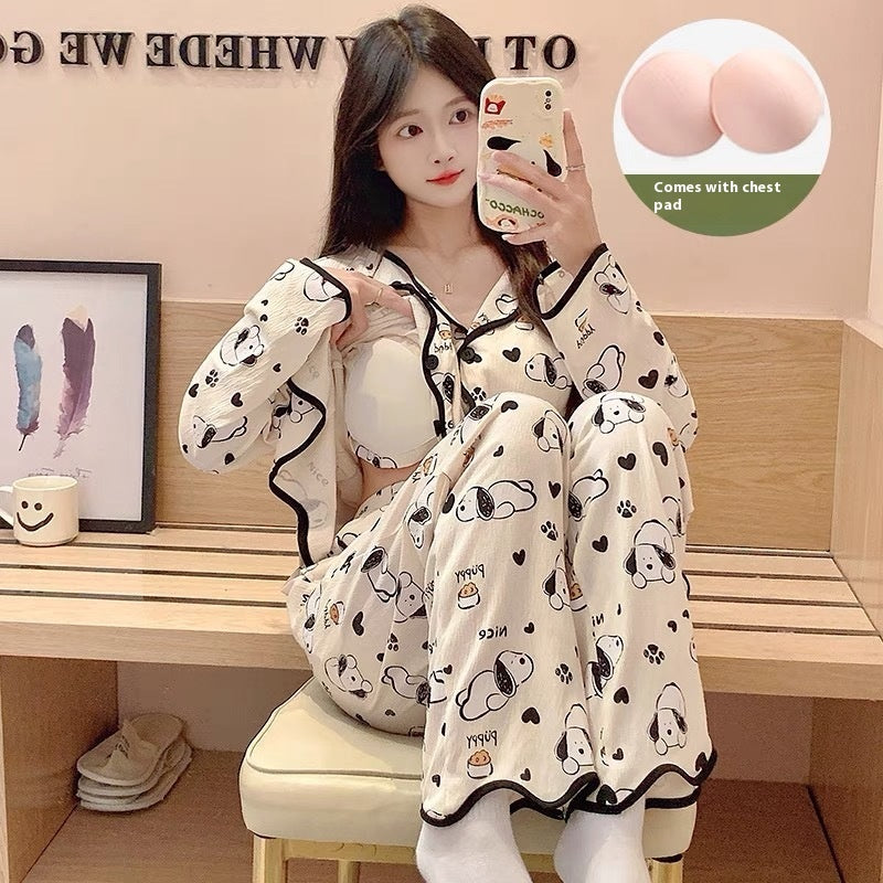 Cardigan Japanese Style Long Sleeve Fashion Suit