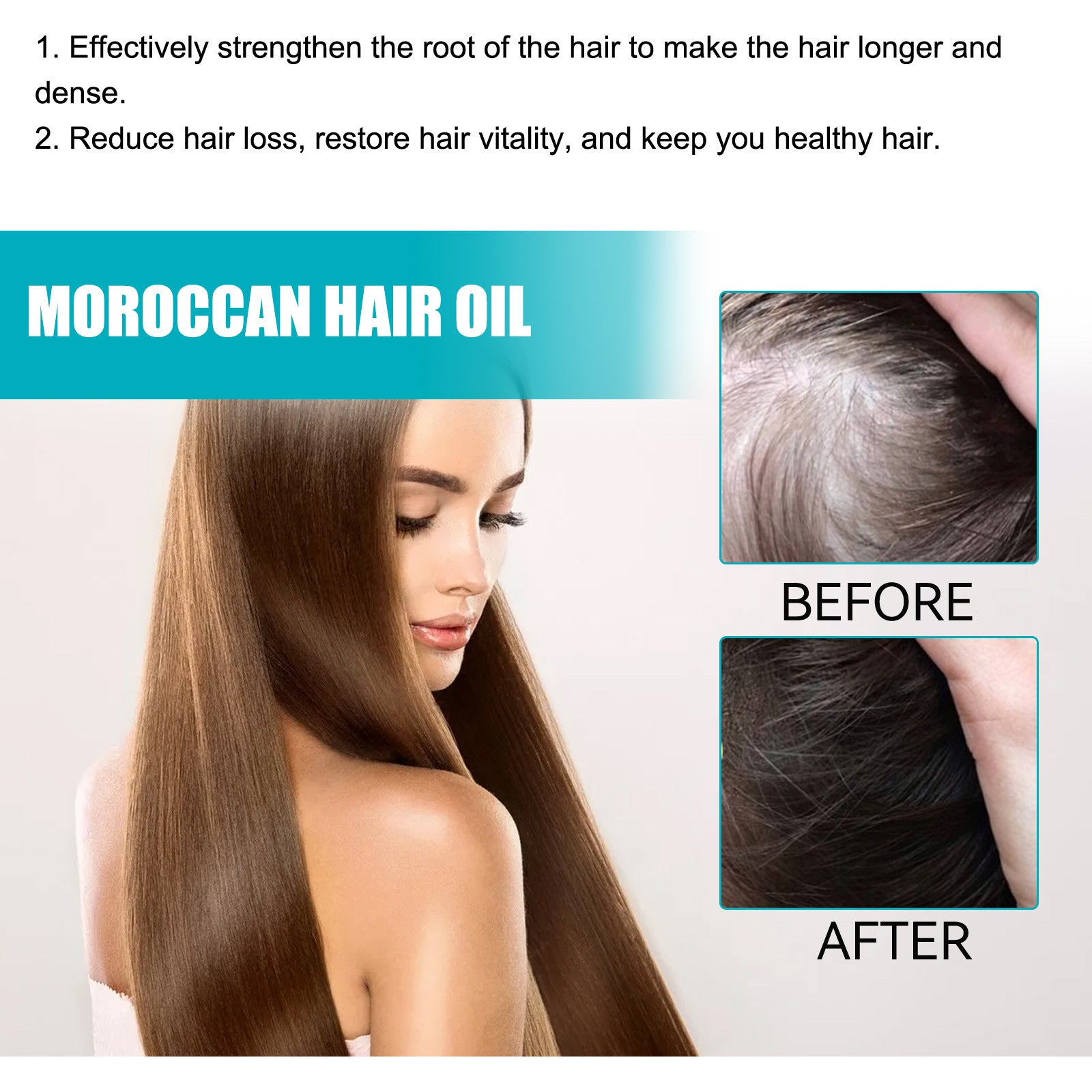 Morocco Hair Care Essential Oil Smooth Manic Dry And Dense Hair