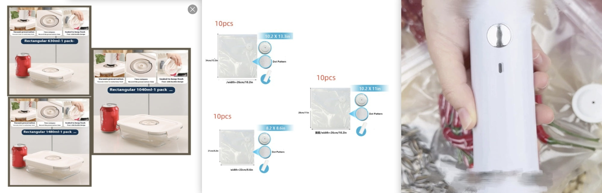Convenient Vacuum Sealing Machine For Food Preservation Packaging