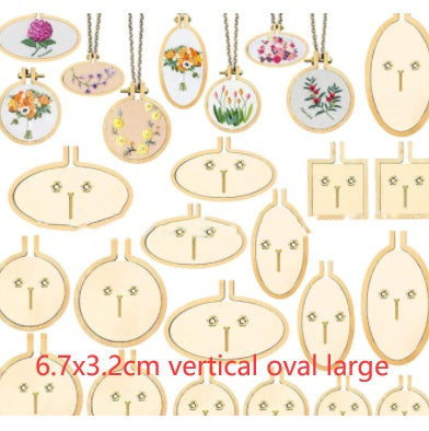 Wooden Mini Embroidered Stretch Jewelry