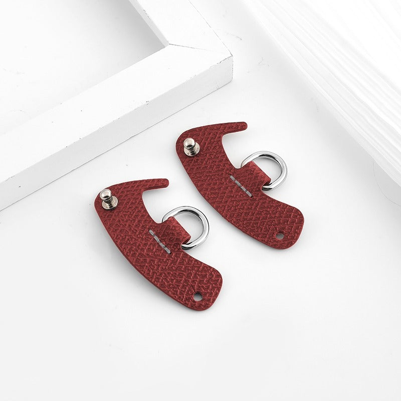 Small Modified Perforated Crossbody Strap