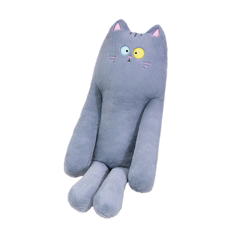 Long Strip Cat Pillow Sleeping Leg-supporting Large Size Doll Plush Toy Sleeping Companion