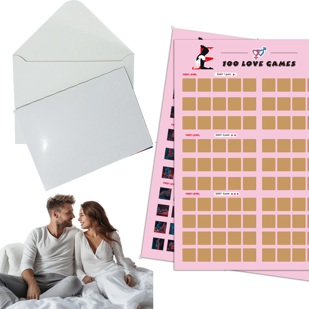 Challenge Valentine's Day Scratch-off Poster