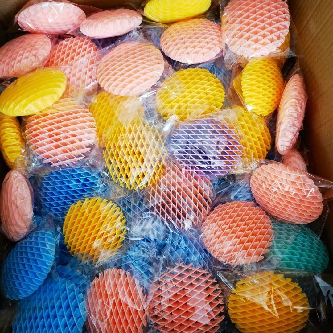 3D Printing Elastic Retractable Net Red Same Style Decompression Healing Relieving Stuffy Little Toy Finger Playing Artifact