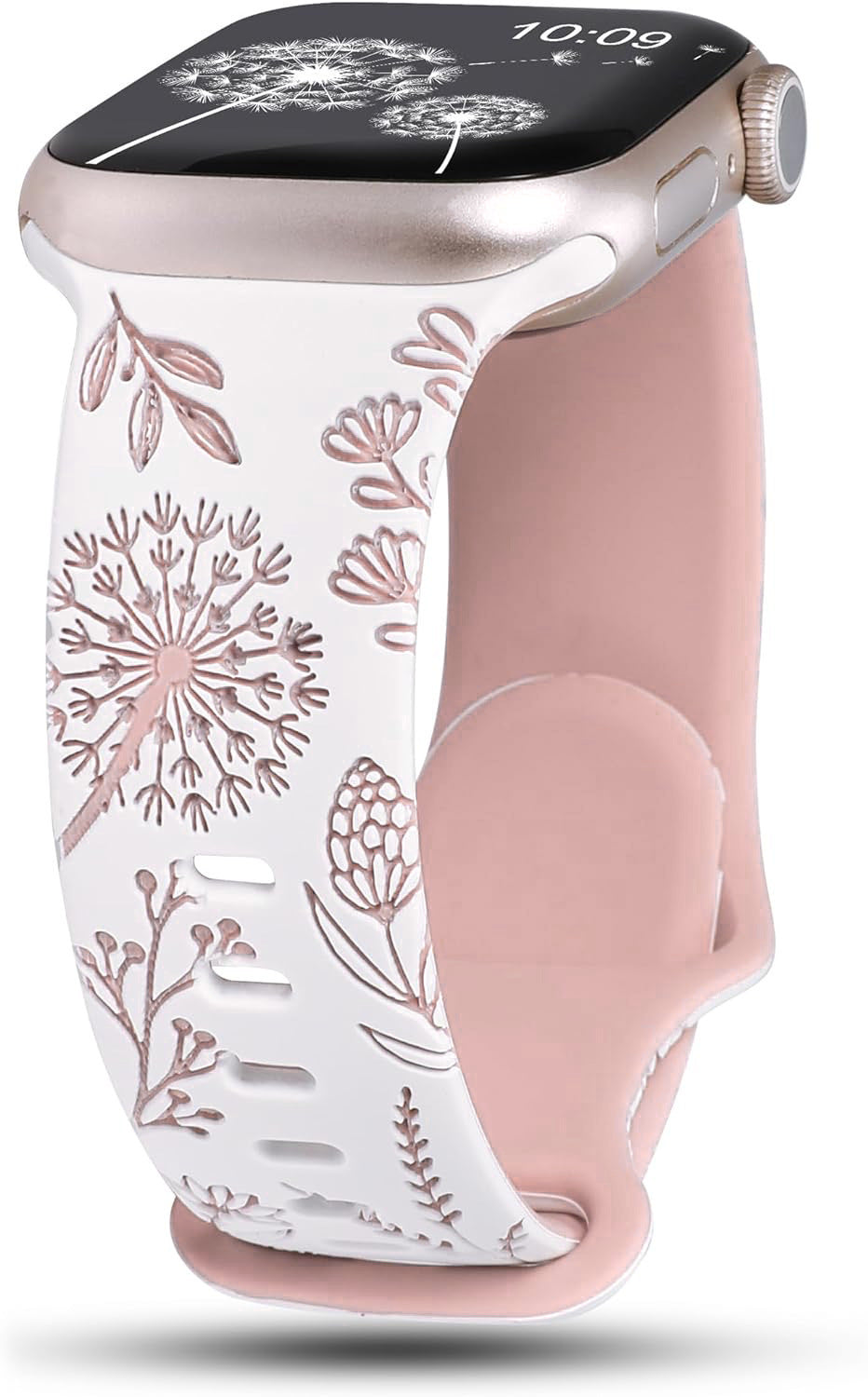 Laser Carving Embossed Castle Paradise Paisley Strap