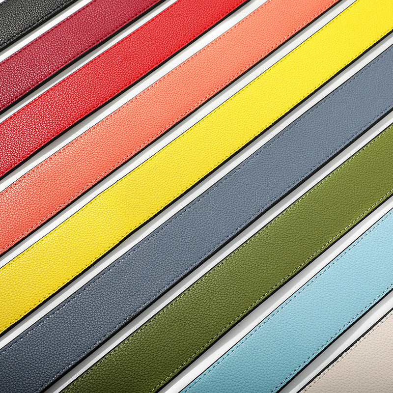 Cowhide Milled Double-sided Wide Shoulder Strap All-match Adjustable