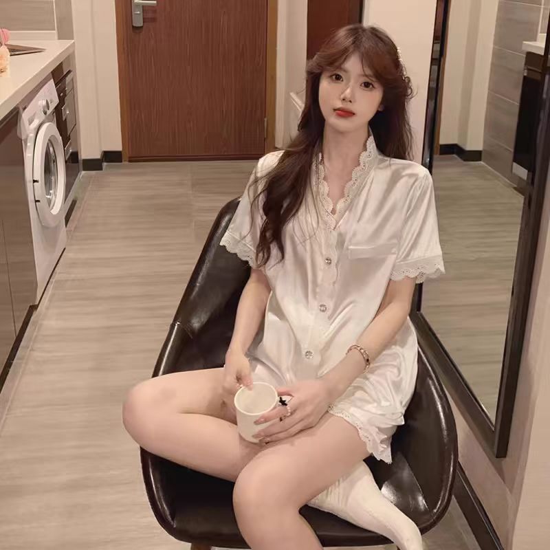 High-grade Ins Style Cute Short Sleeve Homewear Suit