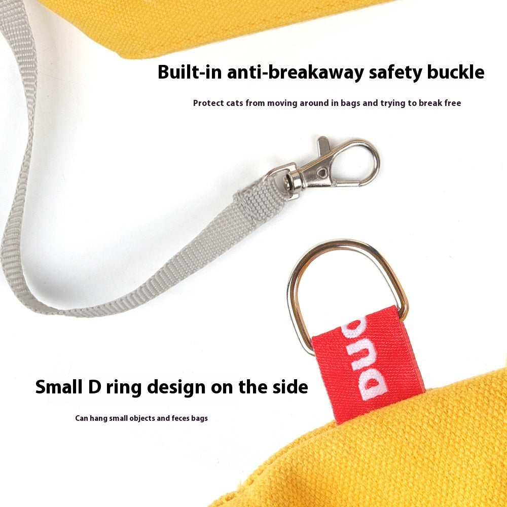 Portable Cat Out Shoulder Crossbody Pet Bag