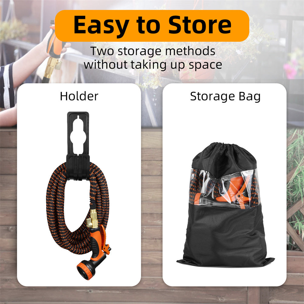 Household Polyester Silk Cloth Set Copper Joint Expansion Hose Set