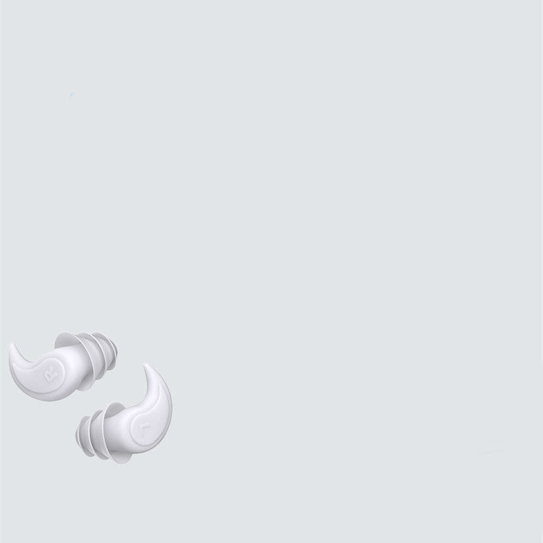 Three-layer Silicone Noise-reduction Ear Plugs Soundproof Sleep Waterproof For Bathing And Swimming