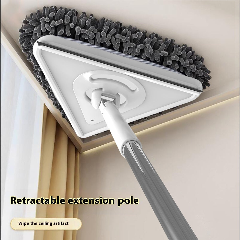 Lengthening Bar Large Household Triangle Mop Wiping Glass