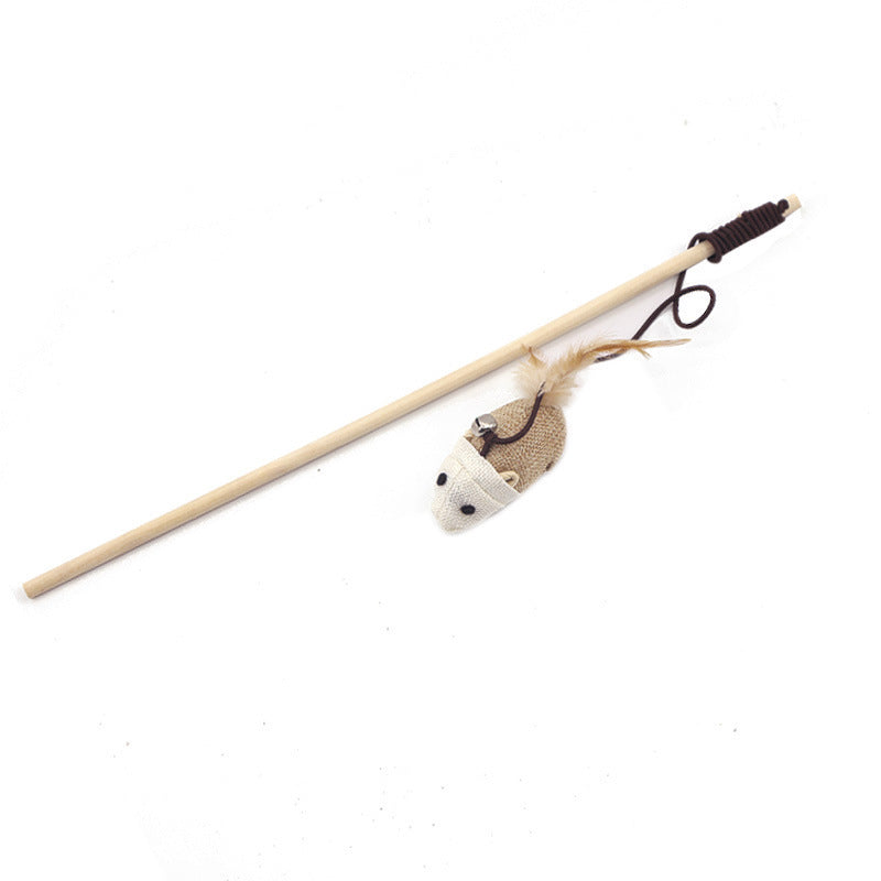 Funny cat stick bite resistant cat toy