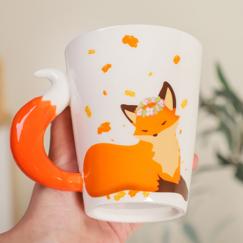 Ceramic Fox Mug Creative Personality