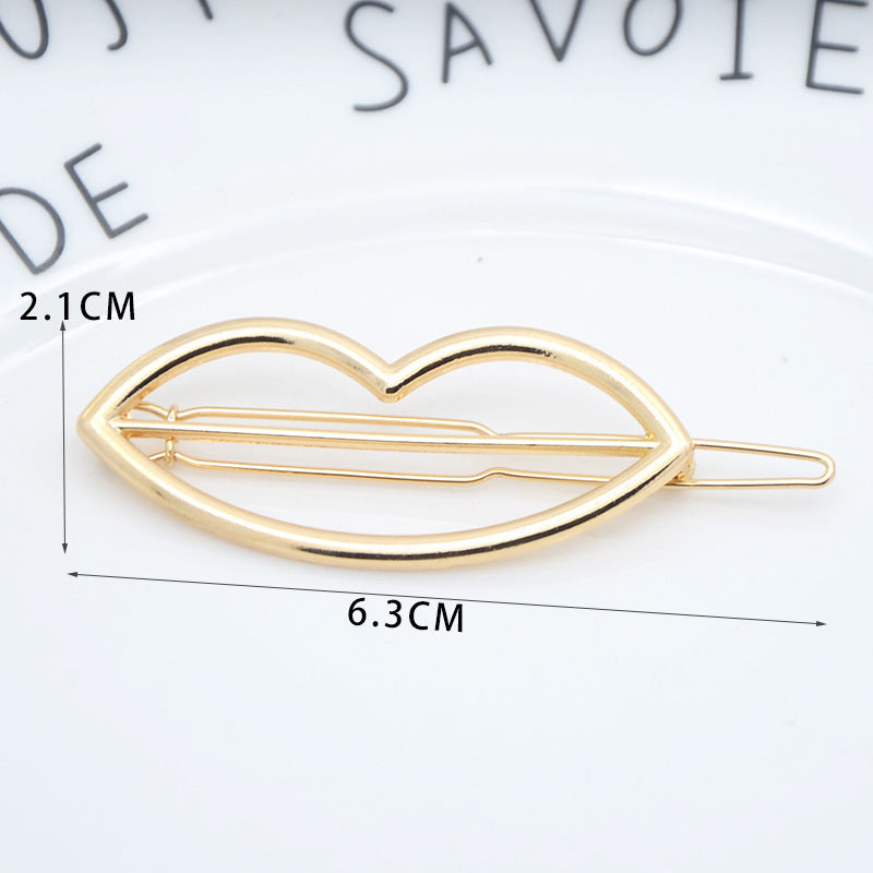 Cupid Heart-shaped Five-pointed Alloy Hair Accessories