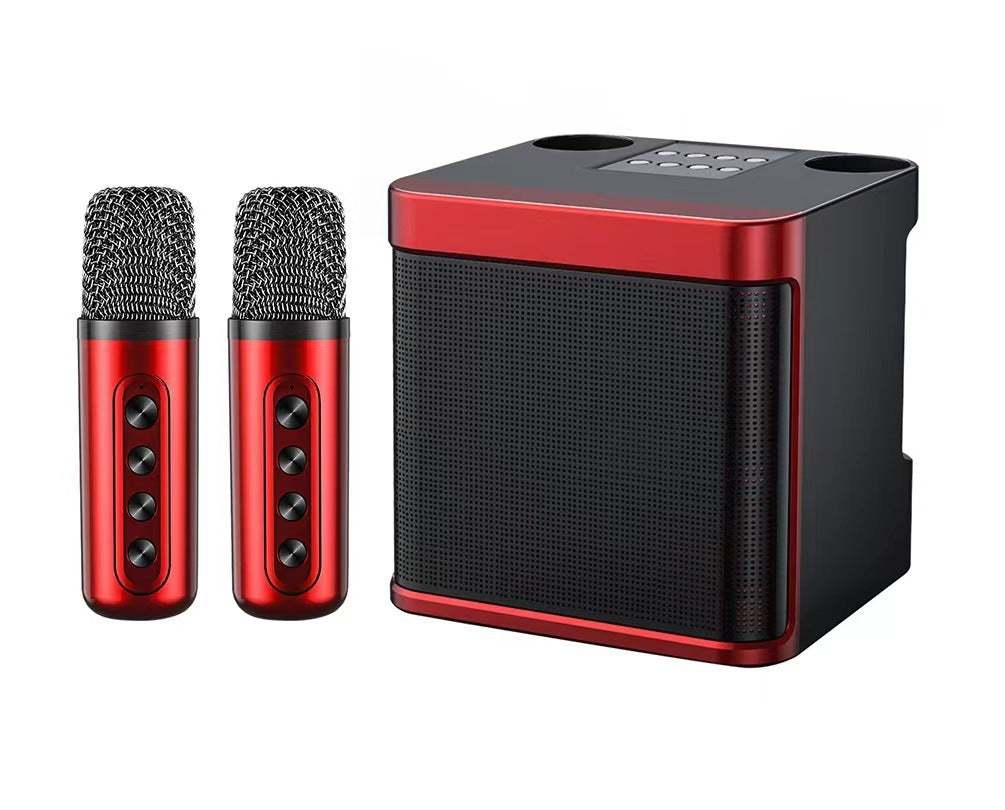 Home Karaoke 203 Bluetooth Speaker Wireless Microphone Audio