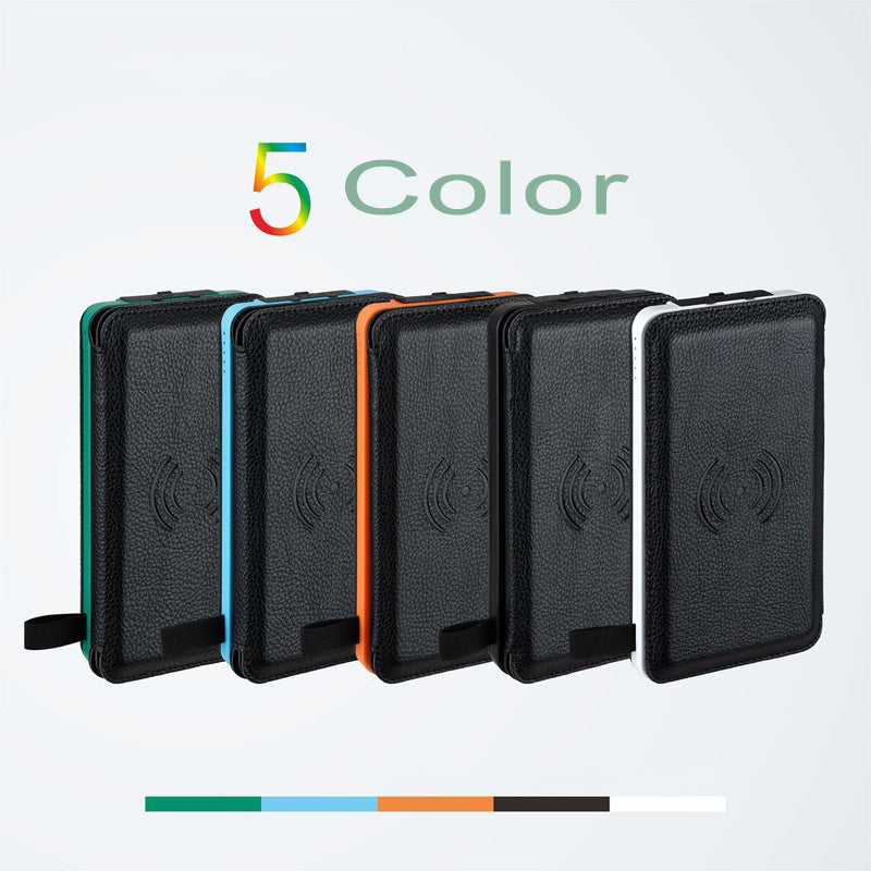 10000 mAh wireless induction solar charging treasure