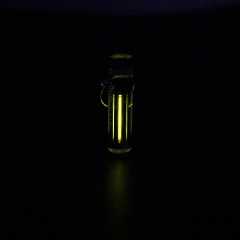 Tritium lamp fluorescent keychain