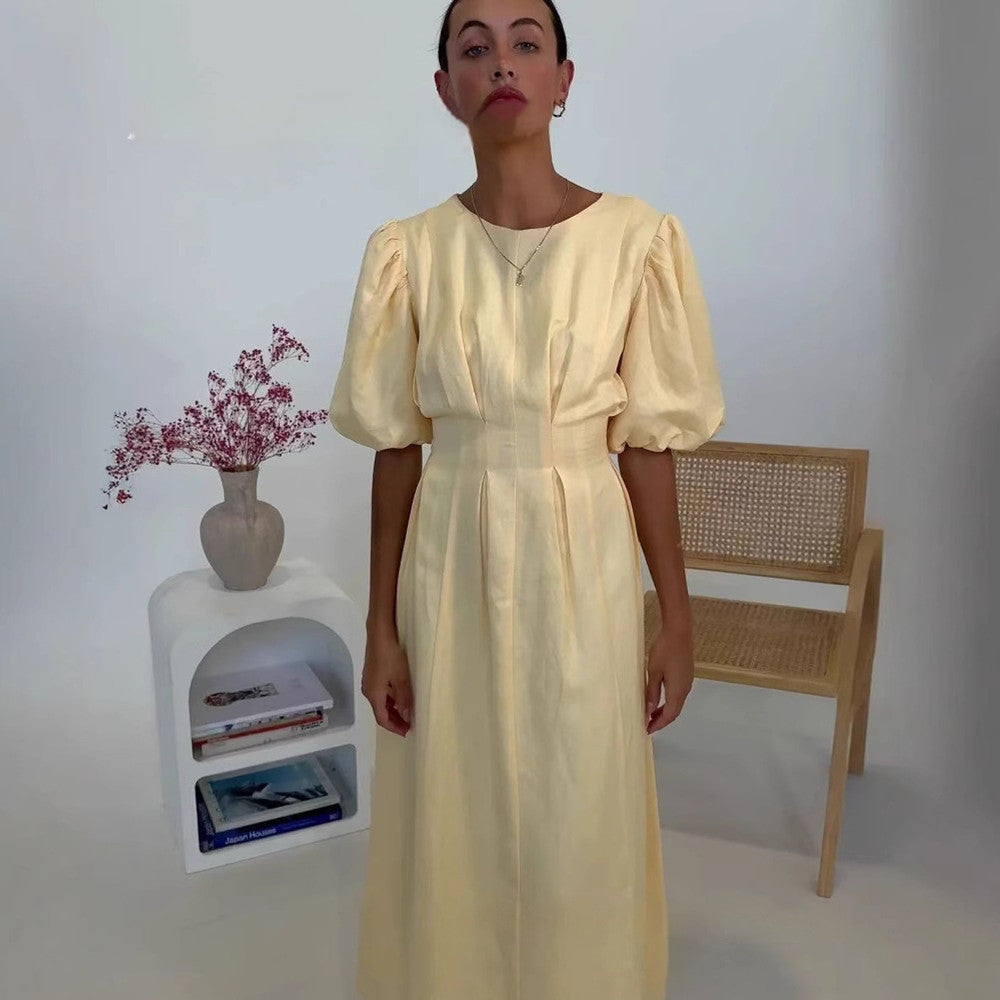 Personality Female Elegant Short Sleeve Dress