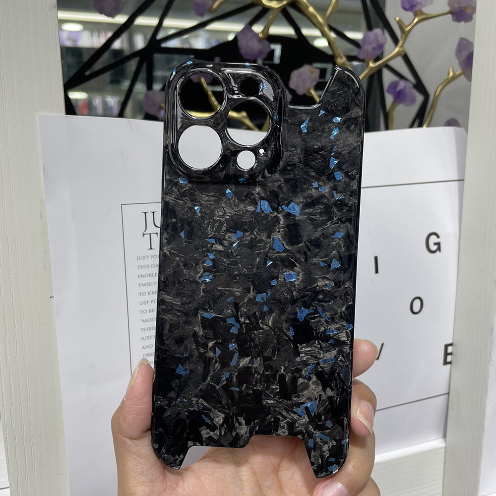 Forged Pattern Carbon Fiber Phone Shell