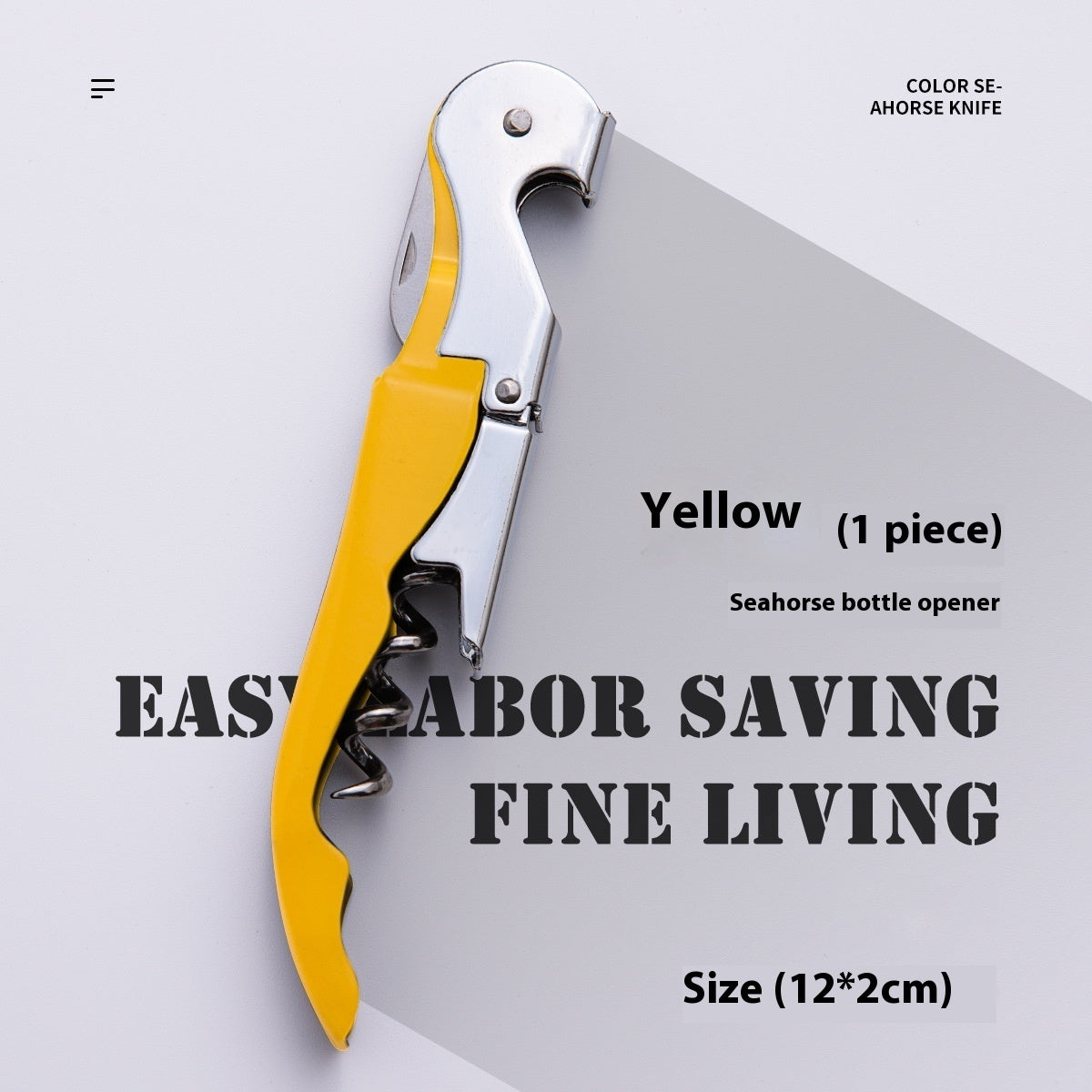 Creative Hippocampus Knife Wine Corkscrew Household