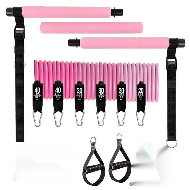 Yoga Fitness Rod Stretching Enhanced Female Rope Stretch