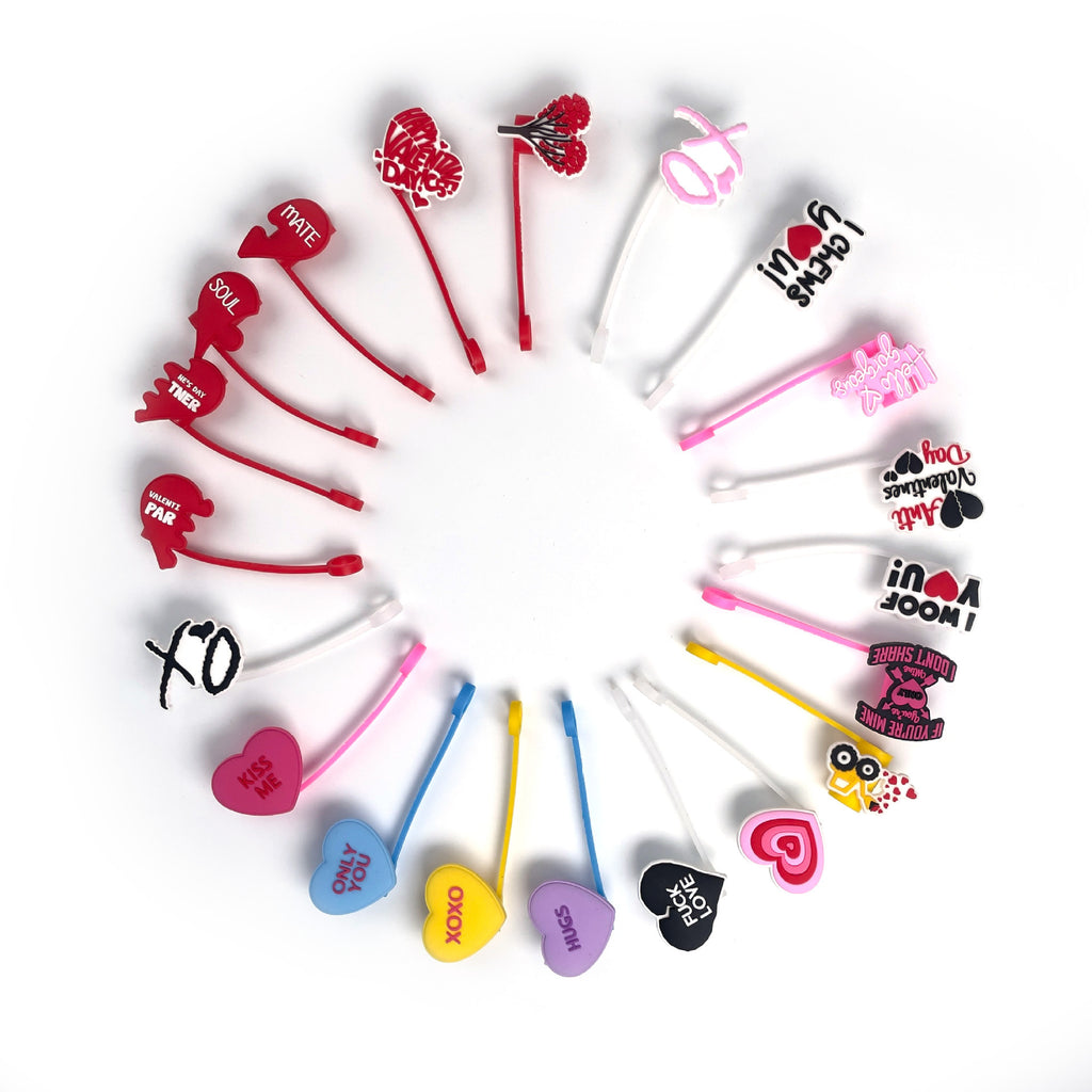 New Valentine's Day Series Straw Mouthpiece