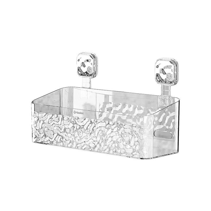 Toilet Rack Punch-free Bathroom Hanging Basket Wall