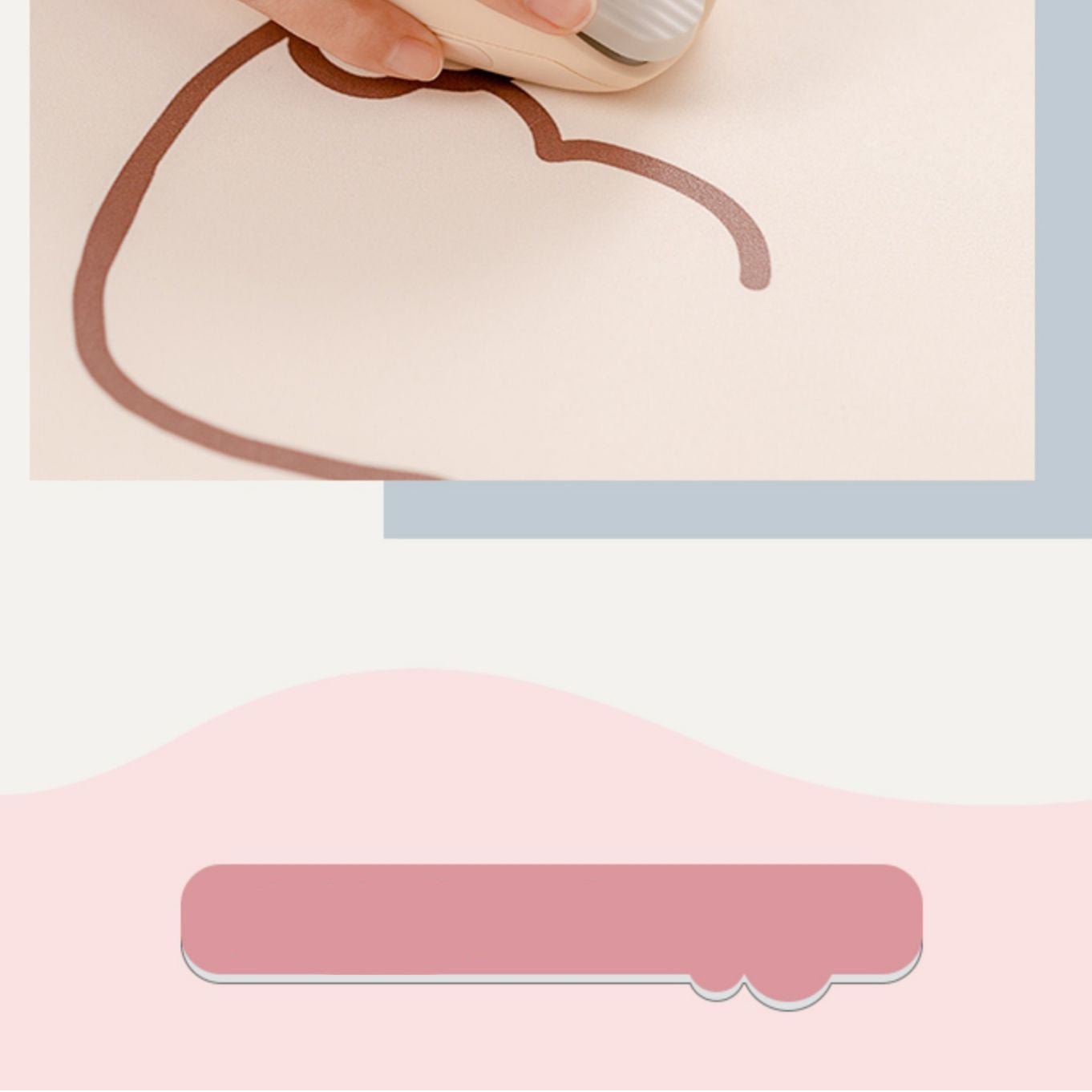 Women's Fashion Personality Leather Mouse Pad