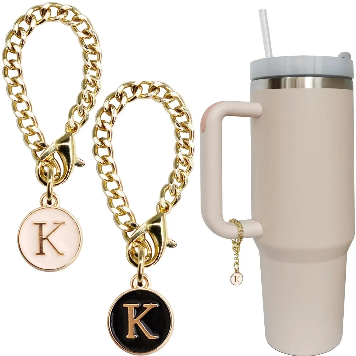 Letter Pendant Parts Handle Cup Mark Charm