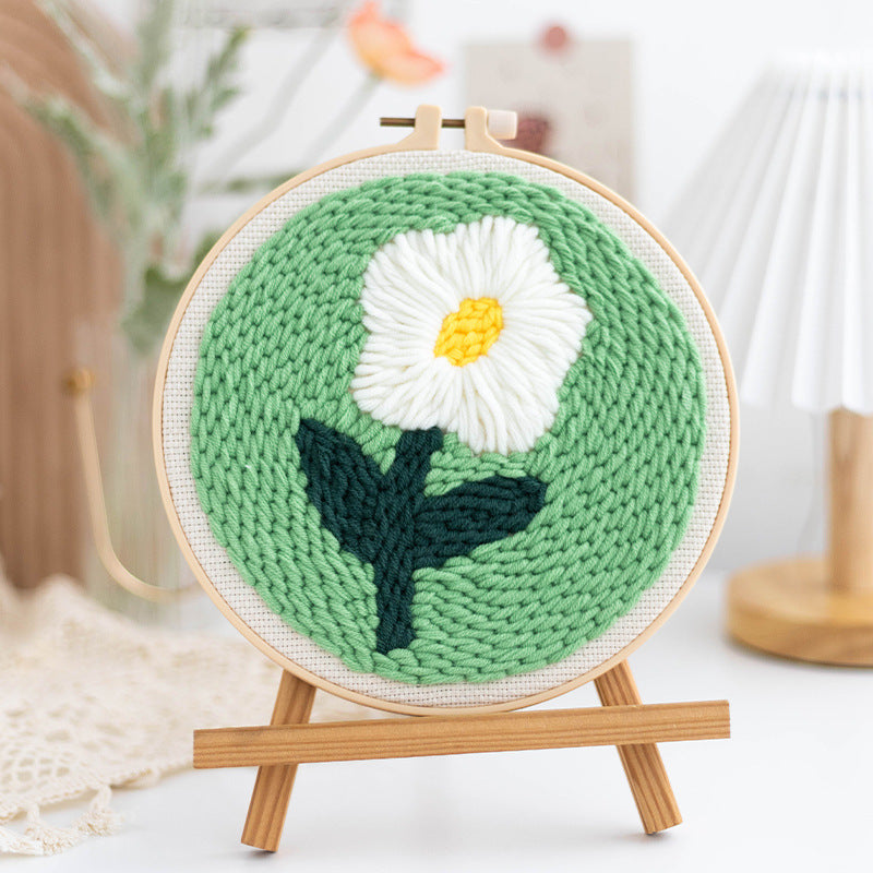 Handmade DIY Russian Wool Poke Embroidery Material Package