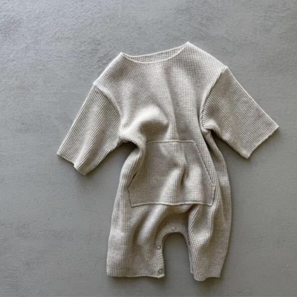 Long Sleeve One-piece Hidden Hook Baby Comfortable Romper