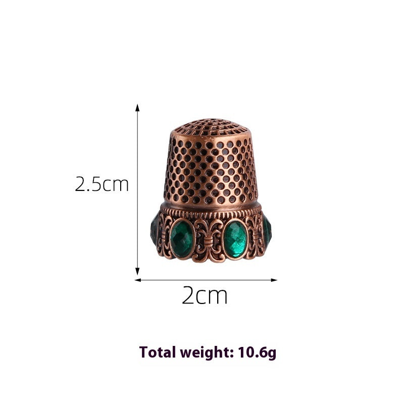 Retro Diamonds Thimble Awl Syringe