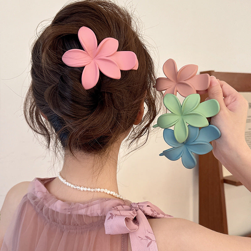 Flower Duckbilled Hair Clip Female Temperament Updo