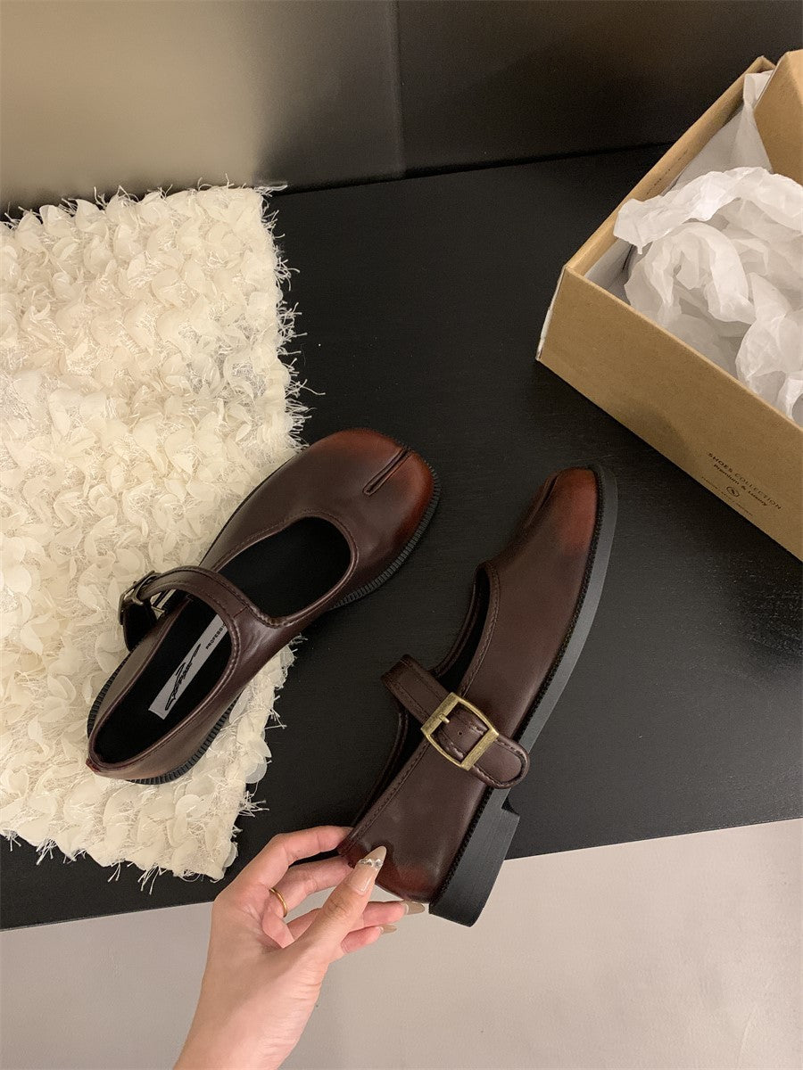 Women's Shoes Soft Bottom Soft Surface Strap Fairy Shoes Gentle Pumps