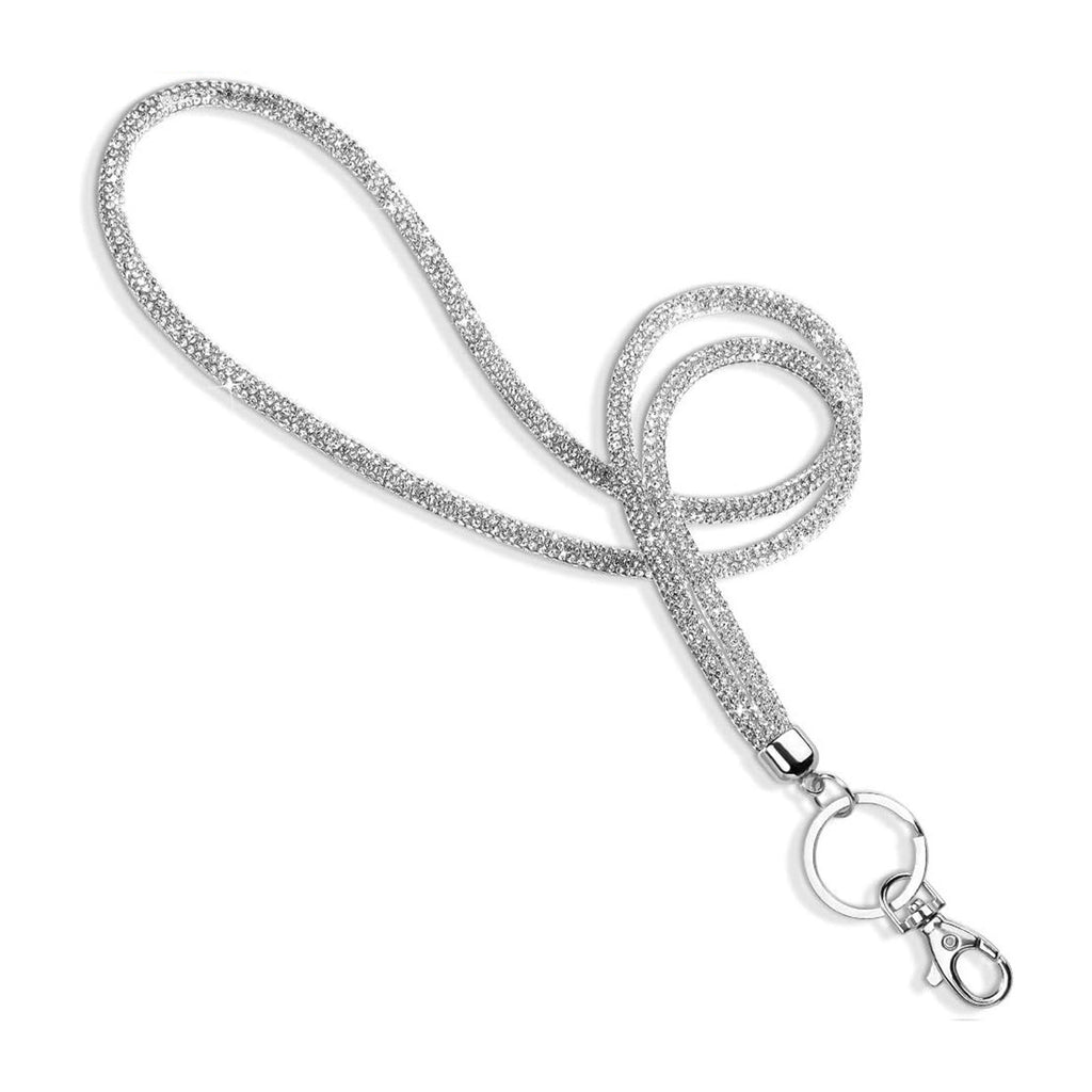 Office Keychain Diamond ID Card Mobile Phone Lanyard